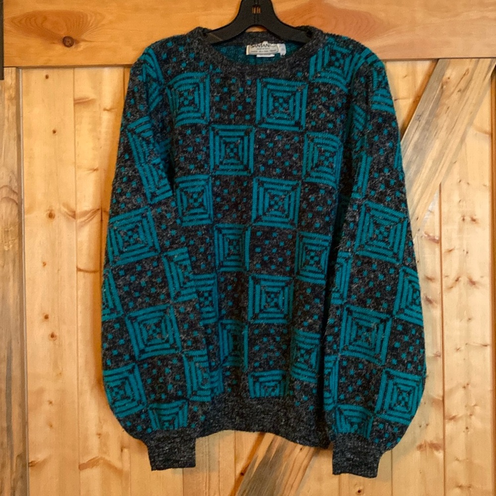 Vintage Santana Geometric Cozy Sweater